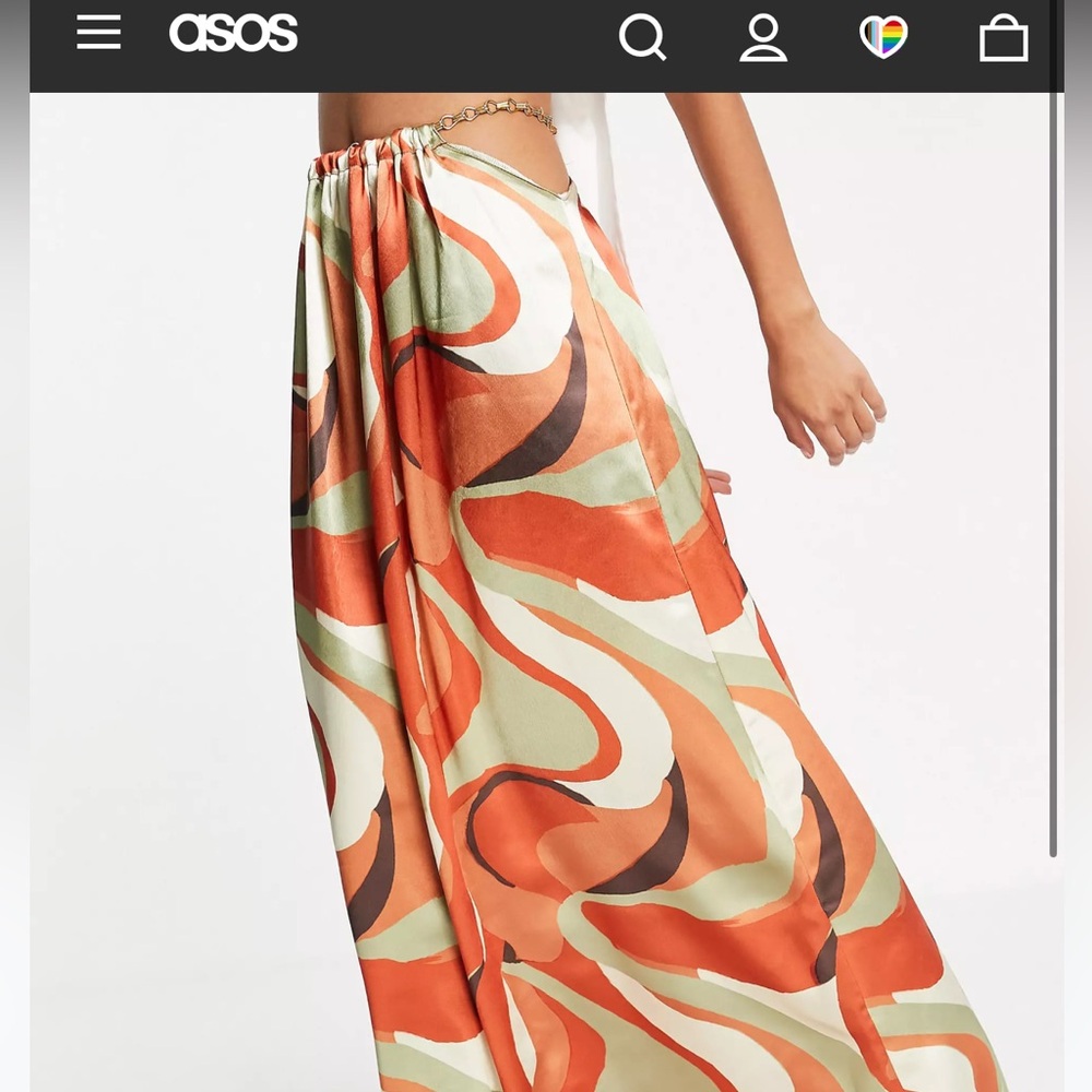 ASOS chain Maxi skirt